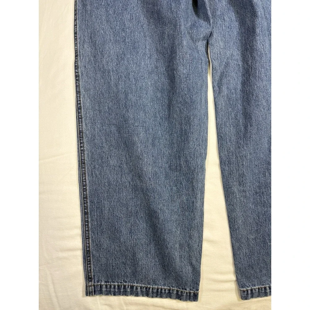 Columbia River Lodge Men 36x30 Blue Utility Cargo Painter Jeans Workwear HM8030